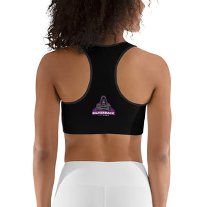 SilverBack Women's Sports bra (Purple Logo)